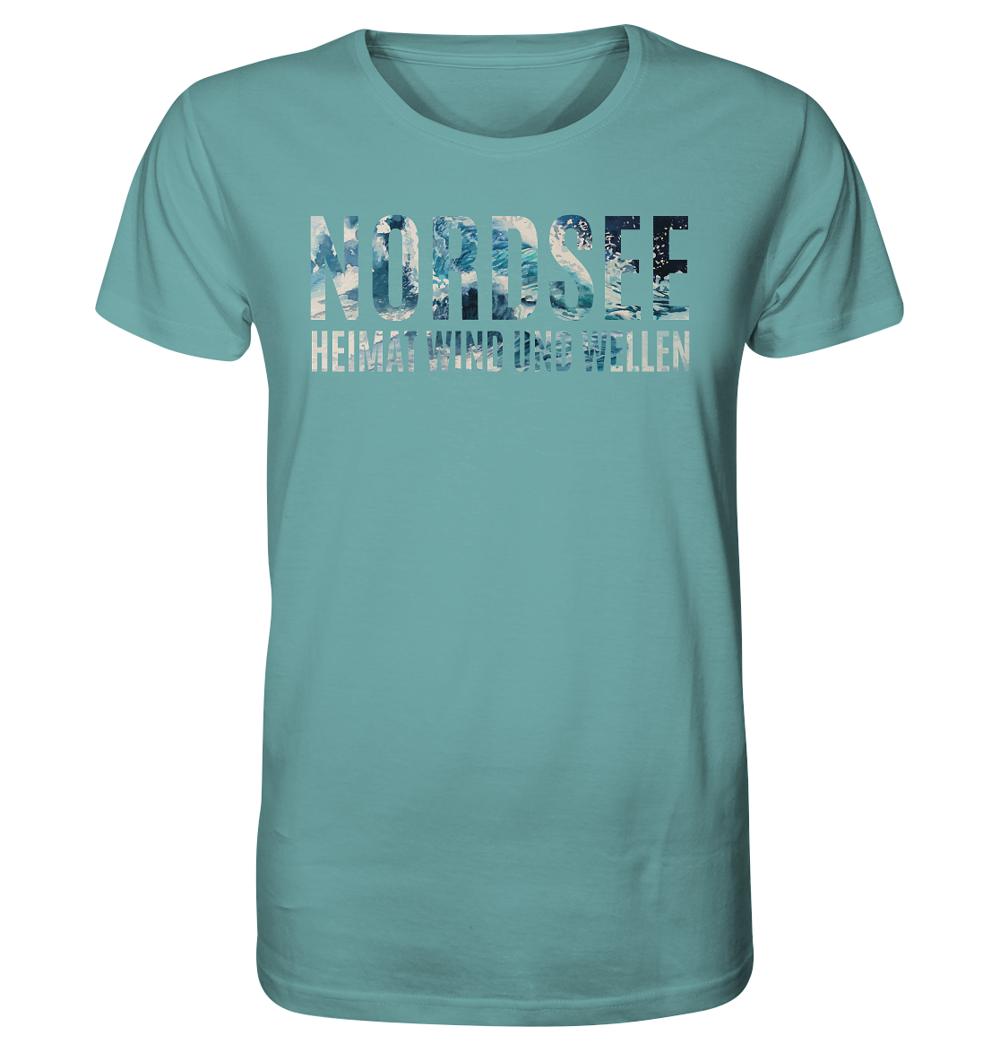 Nordsee Heimat Wind und Wellen - Herren Premium Bio T-Shirt