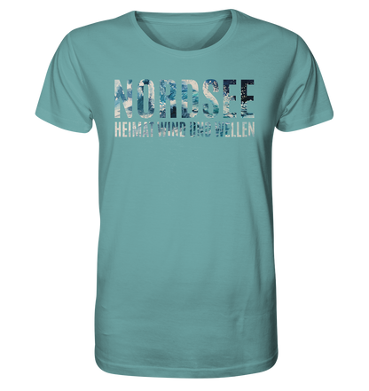 Nordsee Heimat Wind und Wellen - Herren Premium Bio T-Shirt