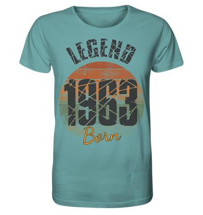 1963 born Legend 60.Geburtstag - Herren Premium Bio Shirt