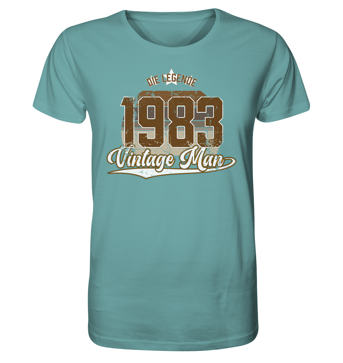 Vintage Man 1983 40.Geburtstag - Herren Premium Bio T-Shirt