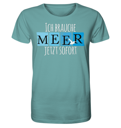 Ich brauche Meer jetzt sofort - Herren Premium Bio T-Shirt