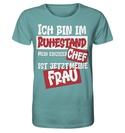 Ich bin im Ruhestand - Herren Premium Bio T-Shirt