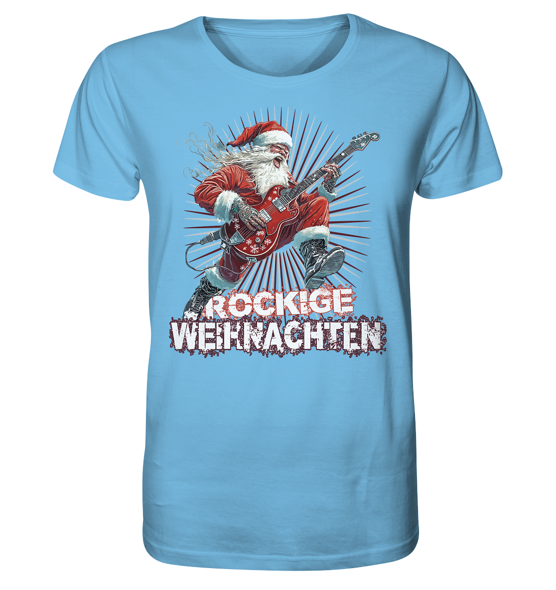 Rockige Weihnachten - Herren Premium Bio T-Shirt