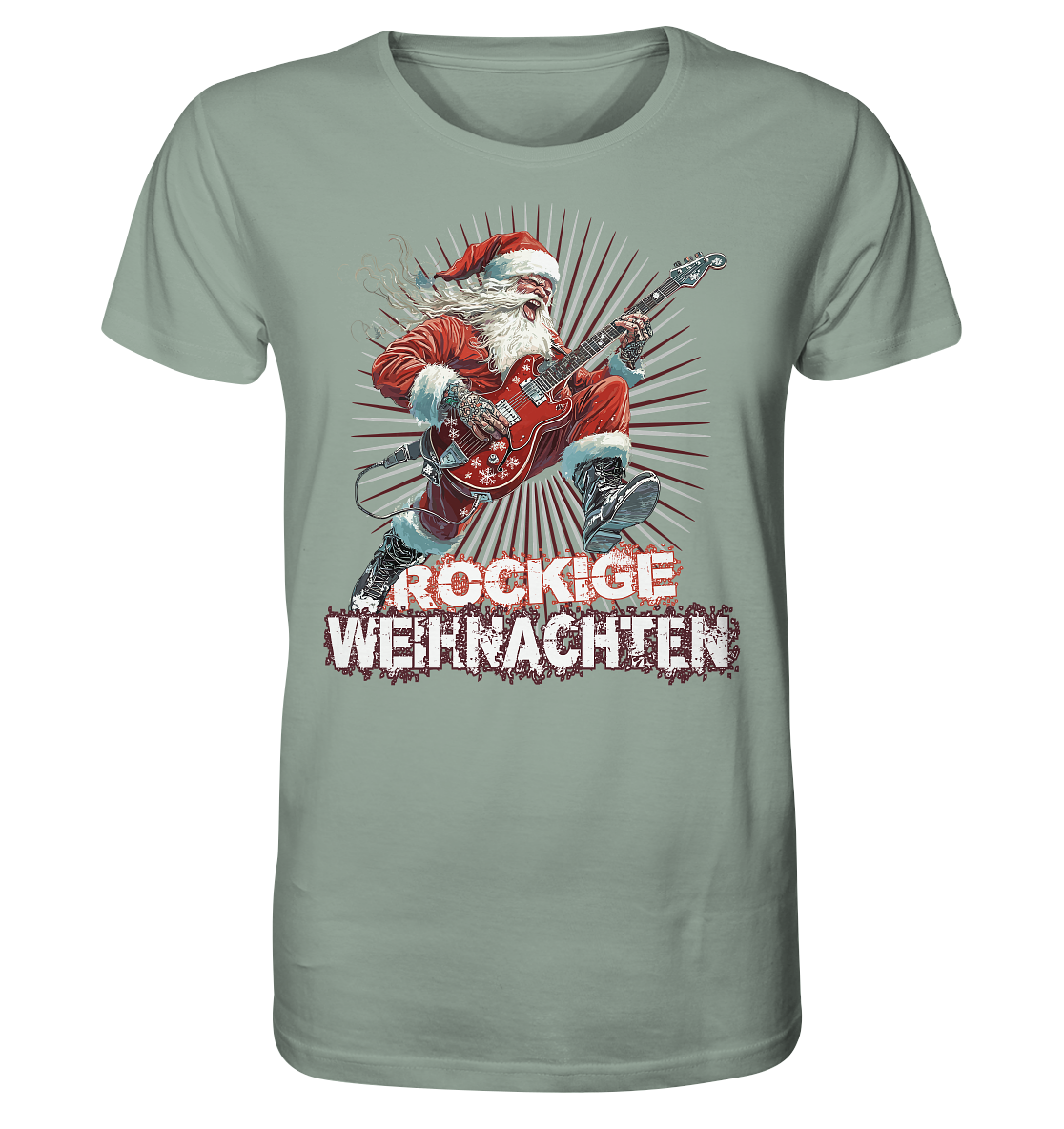 Rockige Weihnachten - Herren Premium Bio T-Shirt