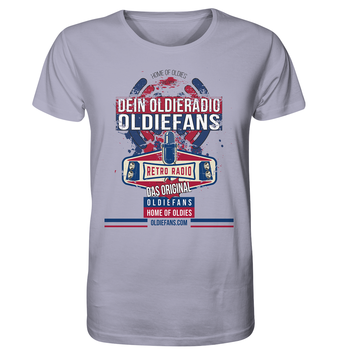 Oldiefans Retro Radio Logo - Herren Premium Bio T-Shirt