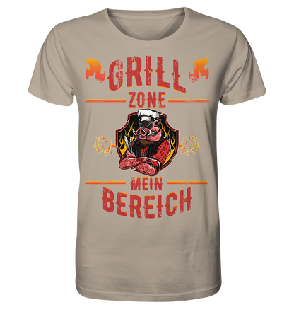 Grill Zone Mein Bereich - Herren Premium Bio T-Shirt