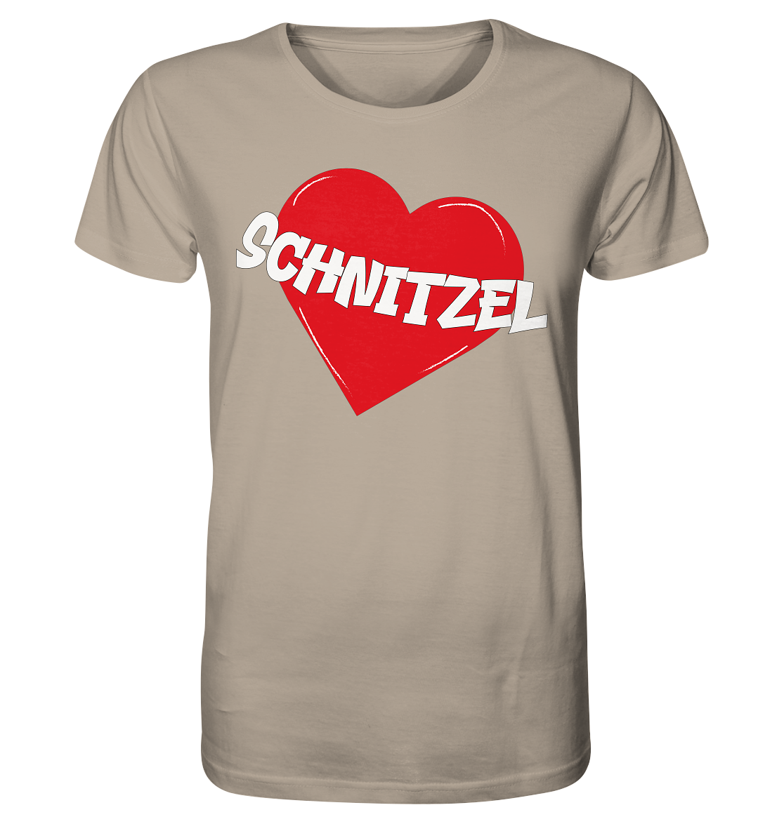 Schnitzel Herz - Herren Premium Bio T-Shirt