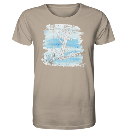 Offlinemodus Anker Aquarell - Herren Premium Bio T-Shirt