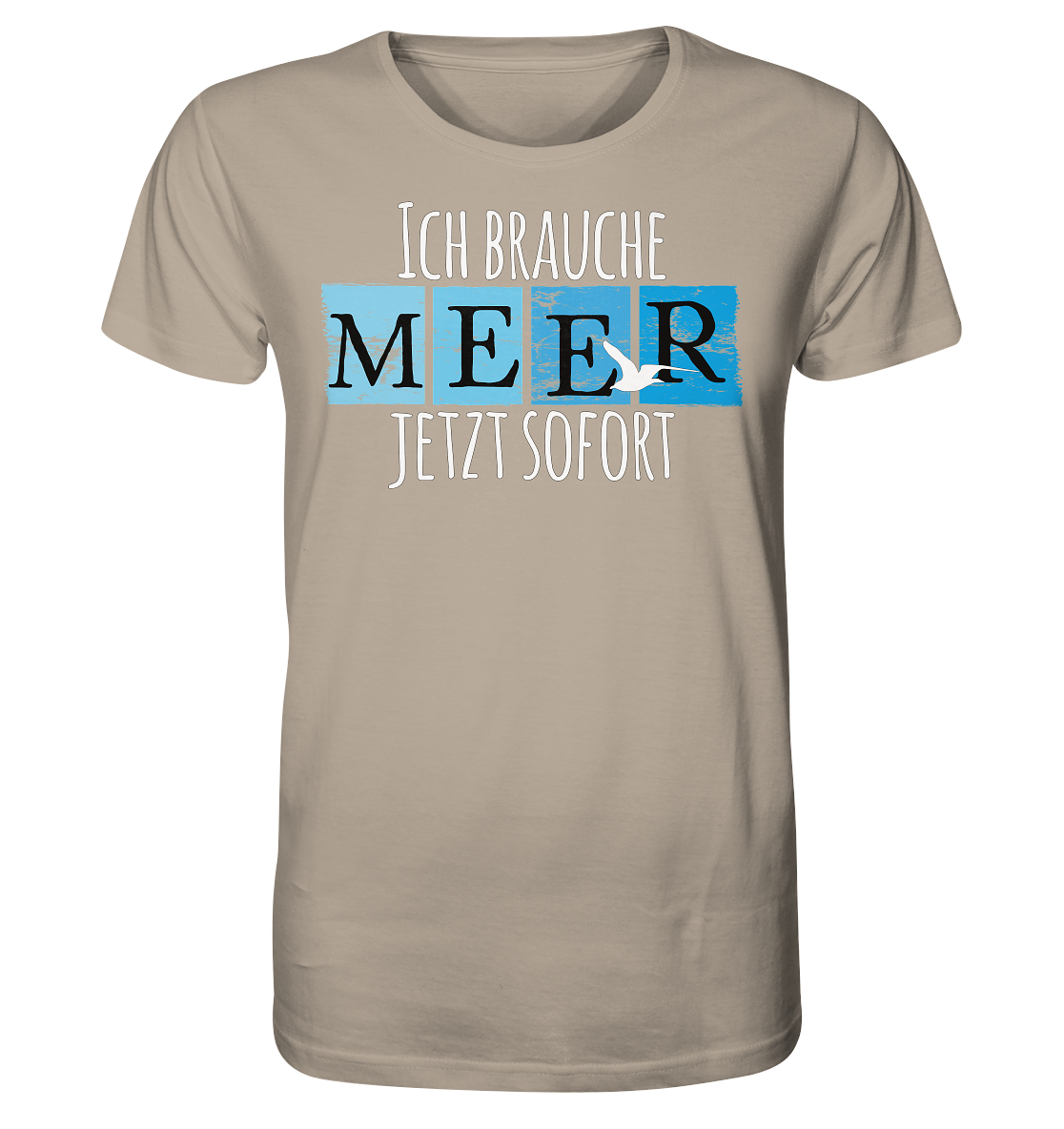 Ich brauche Meer jetzt sofort - Herren Premium Bio T-Shirt