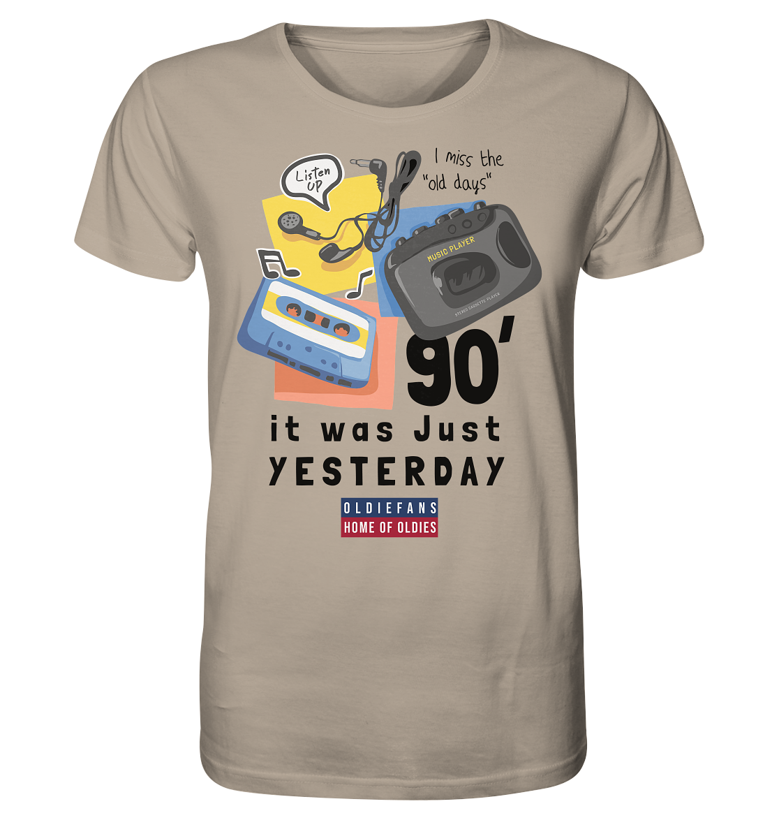 90er Just Yesterday - Herren Premium Bio T-Shirt