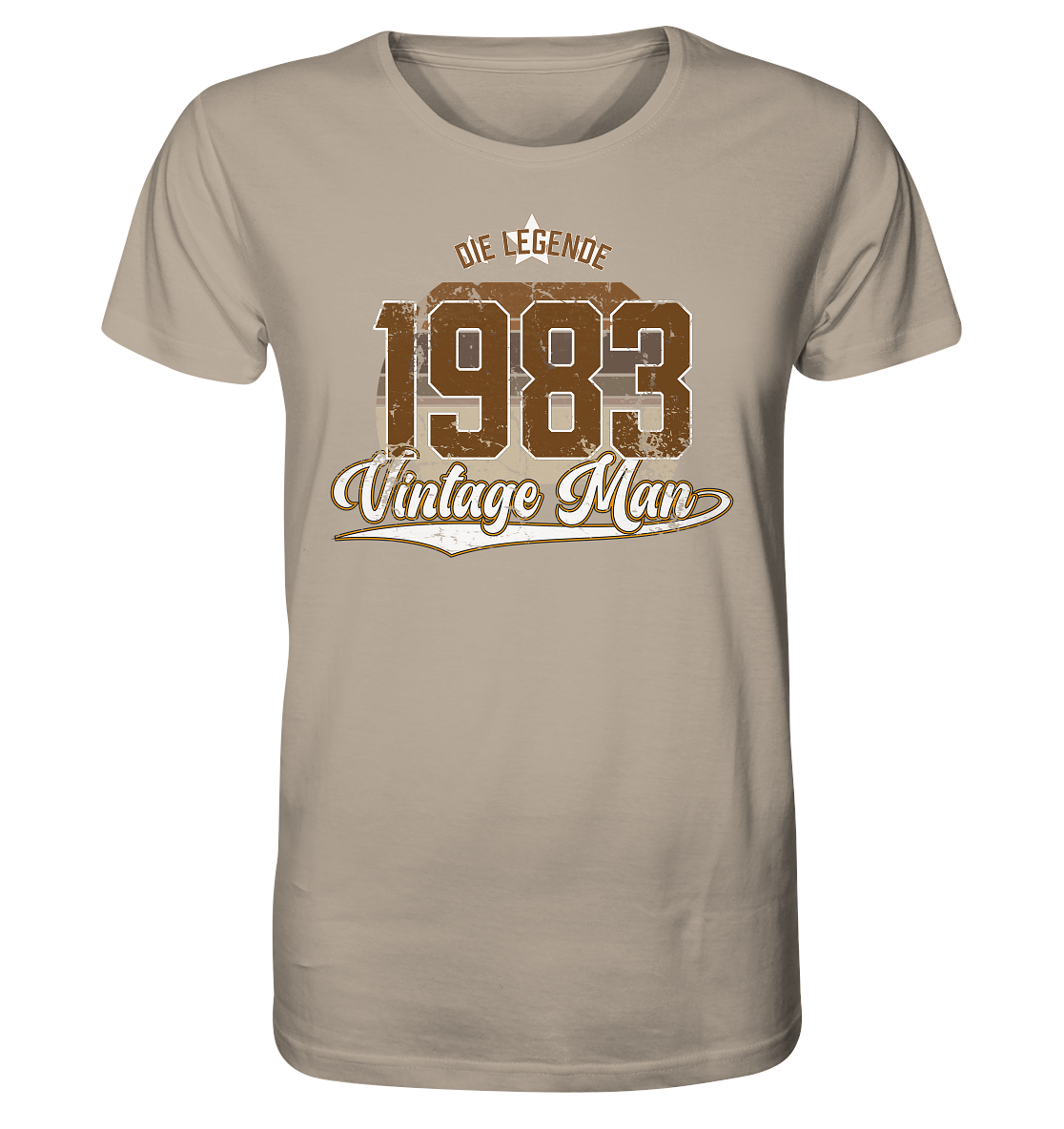 Vintage Man 1983 40.Geburtstag - Herren Premium Bio T-Shirt