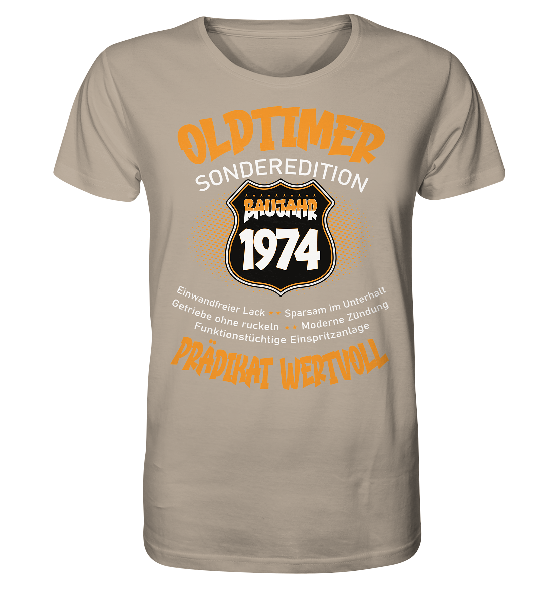 50 Geburtstag Oldtimer Baujahr 1974 - Herren Premium Bio T-Shirt