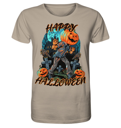 Happy Halloween Kürbiskopf - Herren Premium Bio T-Shirt