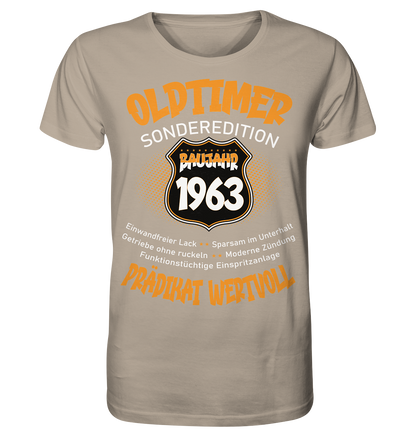 Oldtimer 1963 60.Geburtstag Sonderedition - Herren Premium Bio T-Shirt