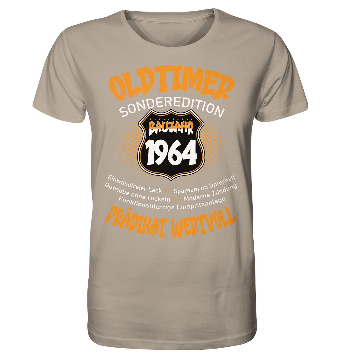 60 Geburtstag Oldtimer Baujahr 1964 - Herren Premium Bio T-Shirt