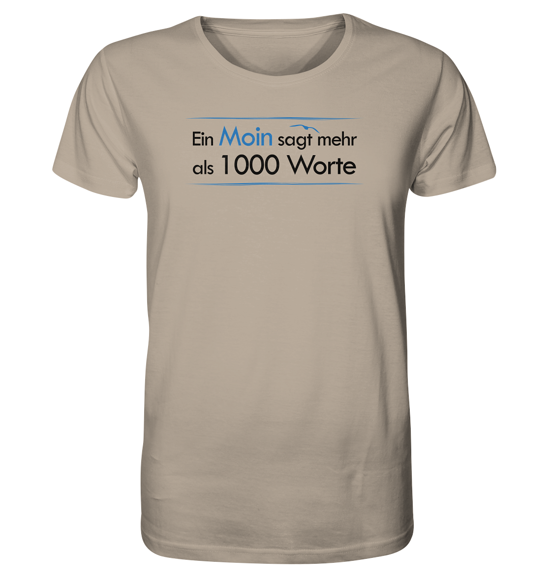 Ein Moin sagt mehr als 1000 Worte - Herren Premium Bio T-Shirt