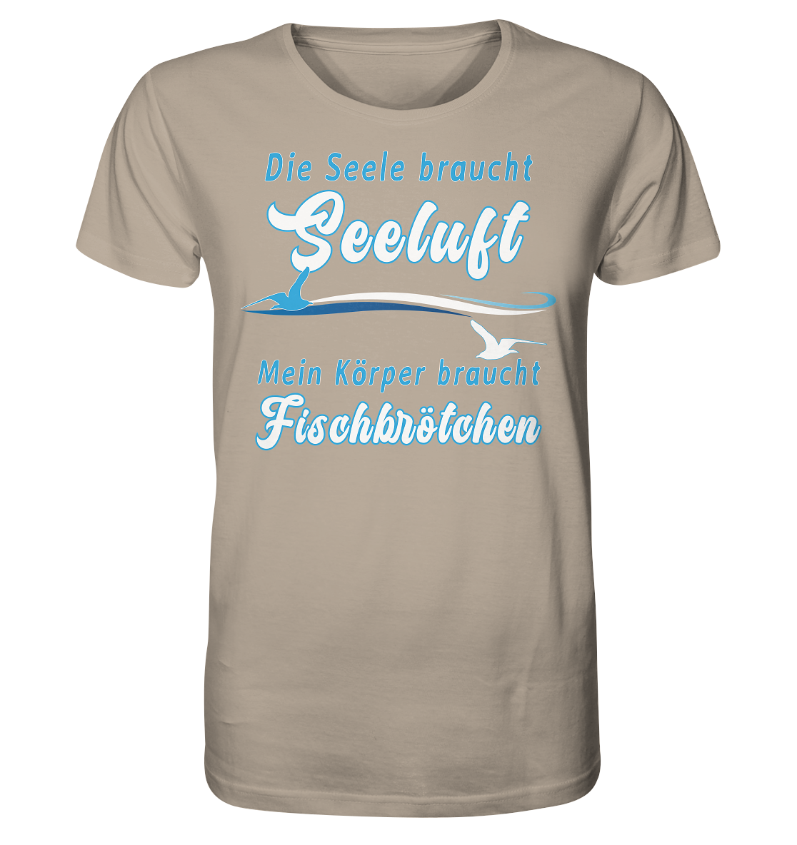 Die Seele braucht Seeluft - Herren Premium Bio T-Shirt