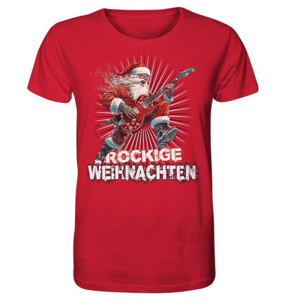 Rockige Weihnachten - Herren Premium Bio T-Shirt