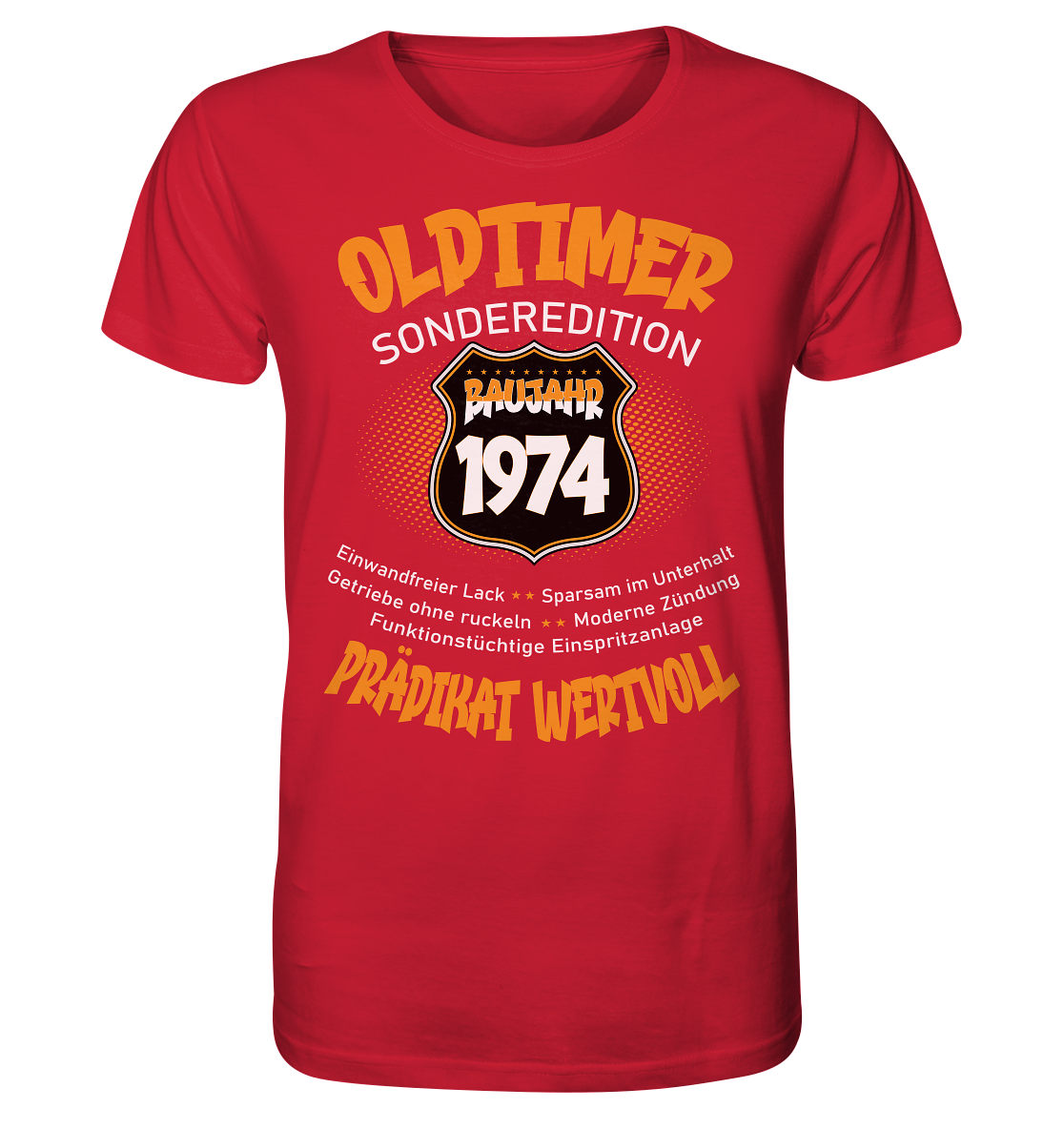 50 Geburtstag Oldtimer Baujahr 1974 - Herren Premium Bio T-Shirt