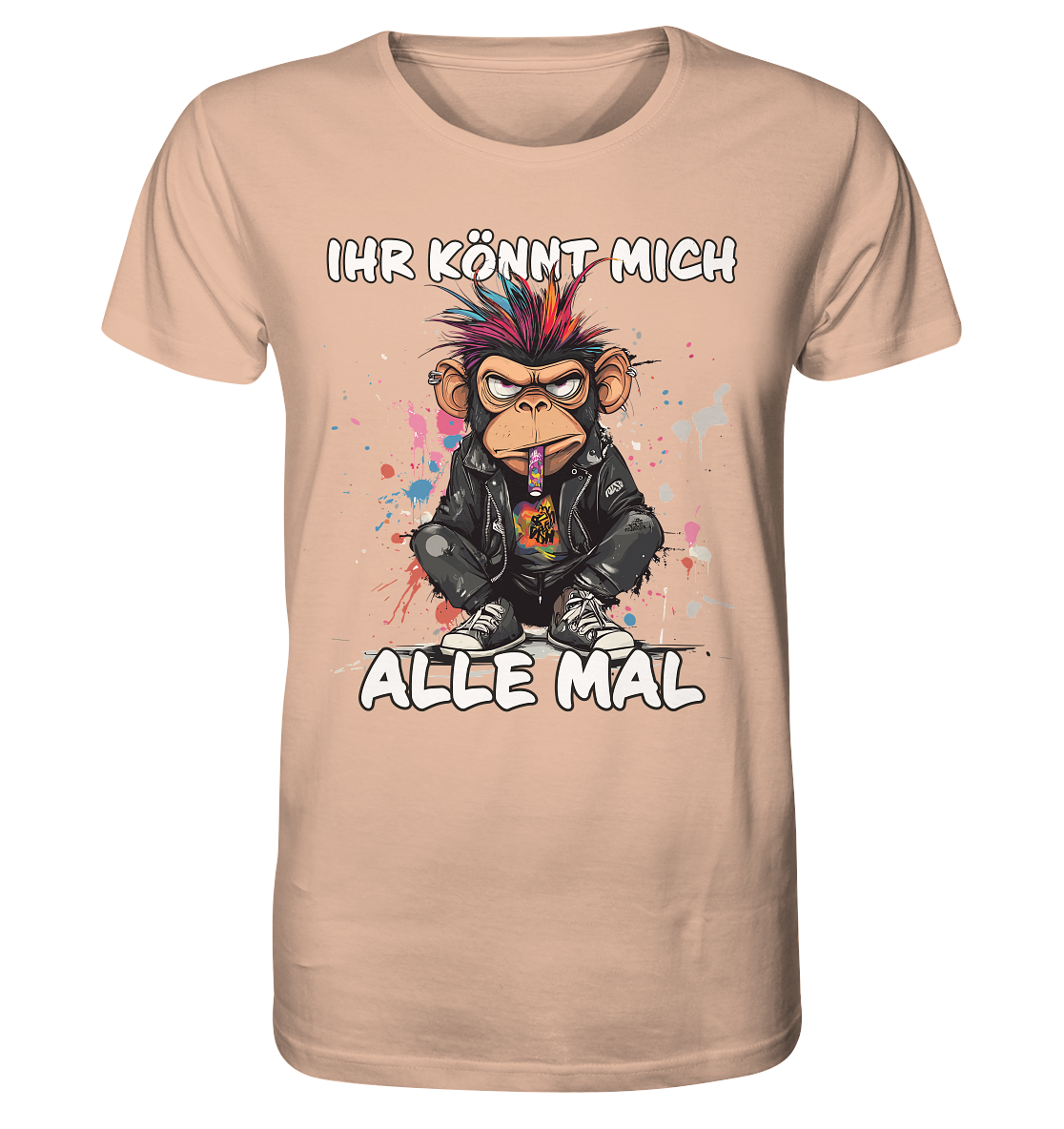 Ihr könnt mich alle mal Affe - Herren Premium Bio T-Shirt