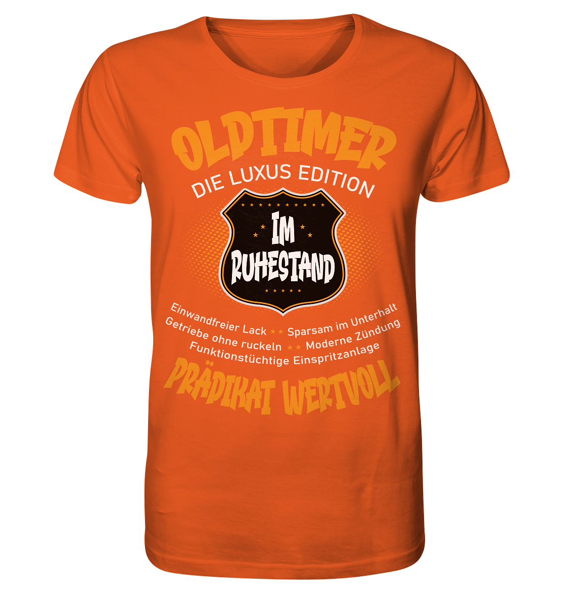 Oldtimer im Ruhestand Luxus Edition - Herren Premium Bio T-Shirt