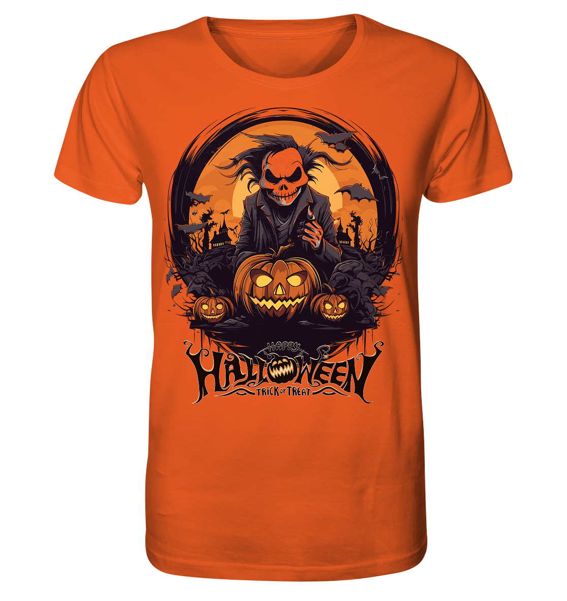 Happy Halloween Ghost - Herren Premium Bio T-Shirt