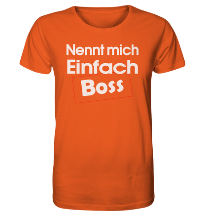 Nenn mich einfach Boss - Herren Premium Bio T-Shirt