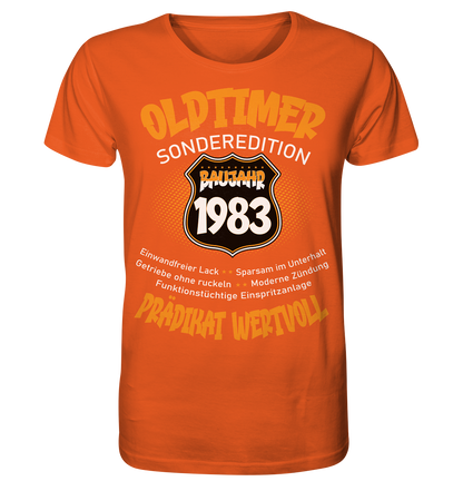 Oldtimer 1983 40.Geburtstag Sonderedition - Herren Premium Bio T-Shirt