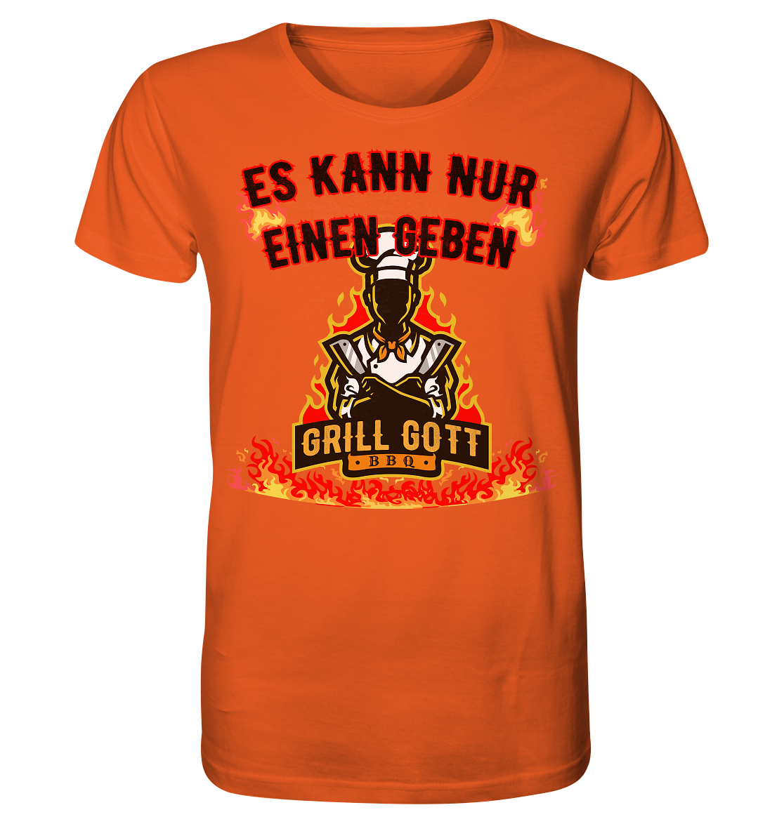 BBQ Grill Gott Es kann nur einen geben - Herren Premium Bio T-Shirt