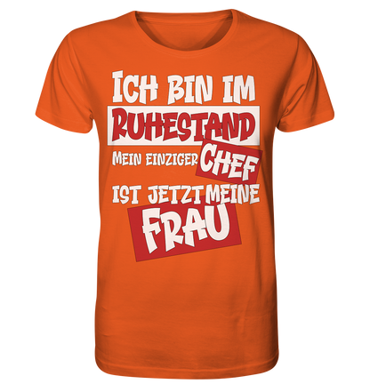 Ich bin im Ruhestand - Herren Premium Bio T-Shirt