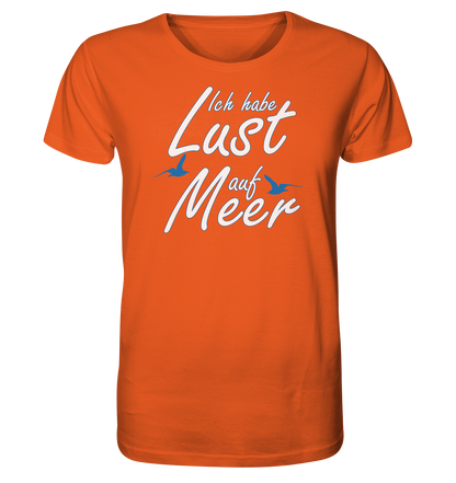 Ich habe Lust auf Meer - Herren Premium Bio T-Shirt