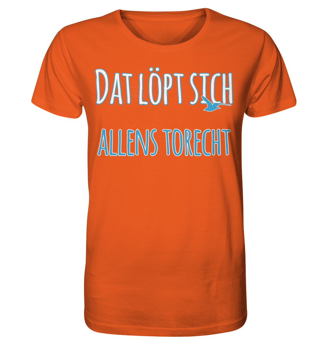 Dat löpt sich allens torecht - Herren Premium Bio T-Shirt