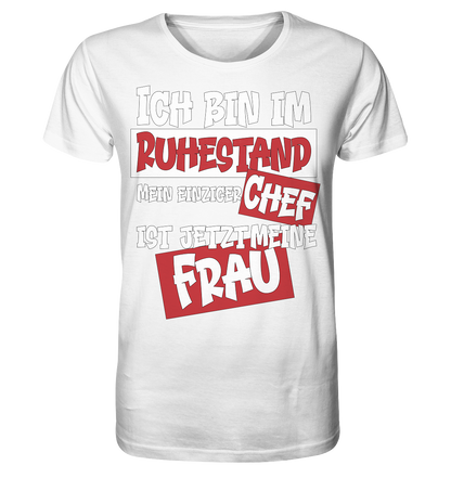 Ich bin im Ruhestand - Herren Premium Bio T-Shirt