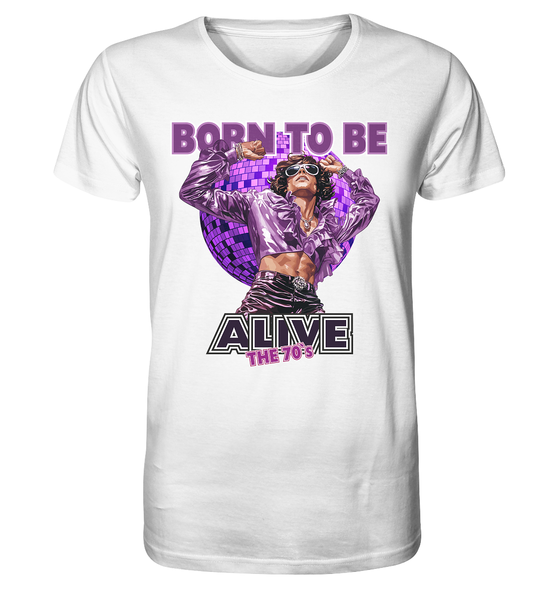 The 70`s Born to be alive - Herren Premium Bio T-Shirt