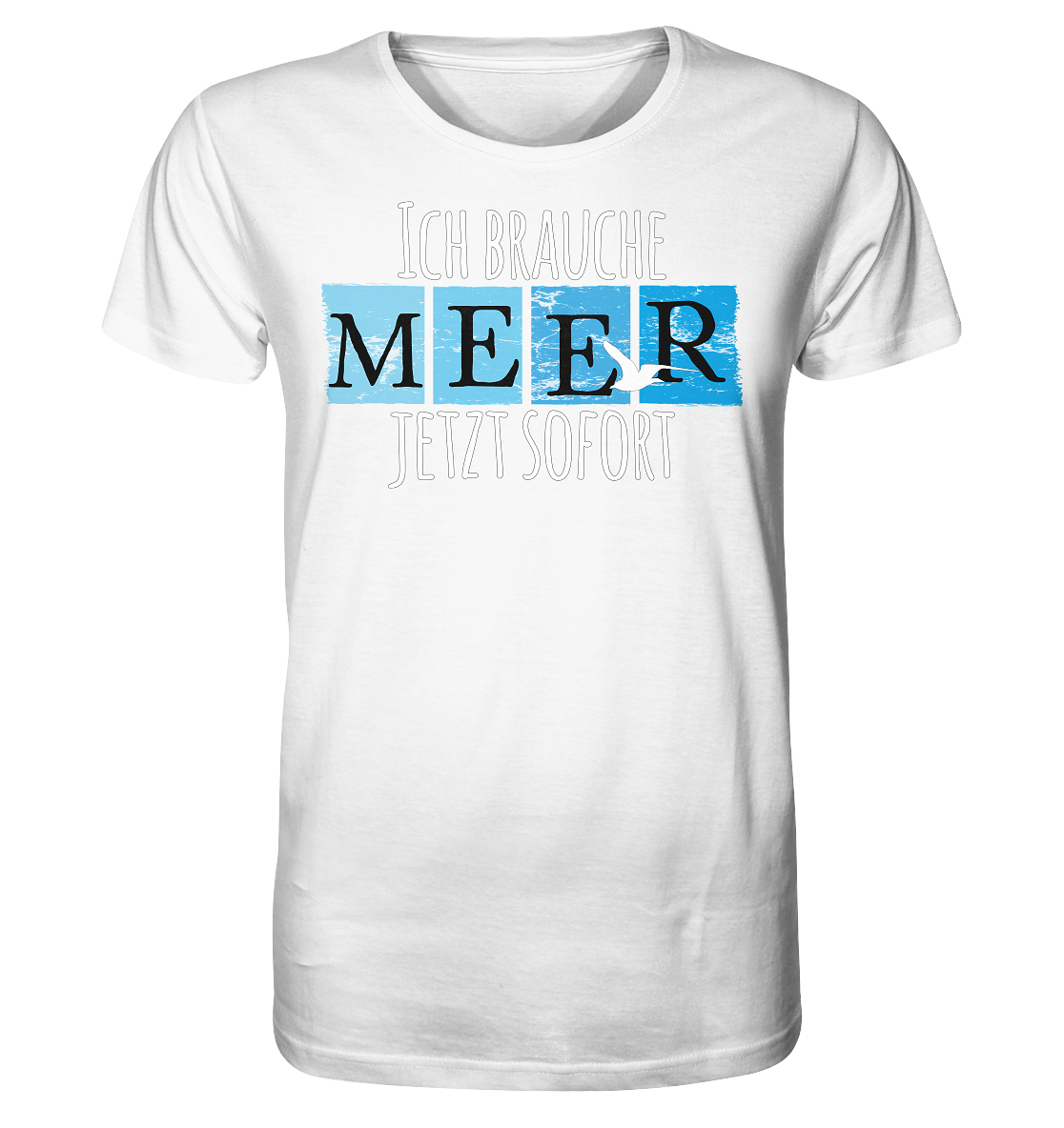 Ich brauche Meer jetzt sofort - Herren Premium Bio T-Shirt