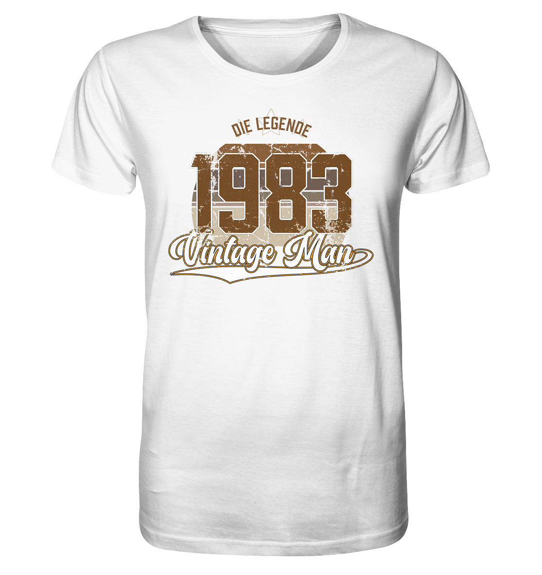 Vintage Man 1983 40.Geburtstag - Herren Premium Bio T-Shirt