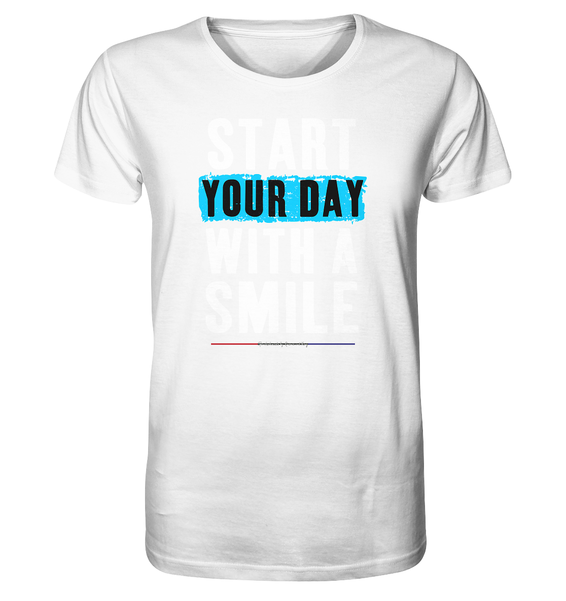 Start your Day with a Smile - Herren Premium Bio T-Shirt