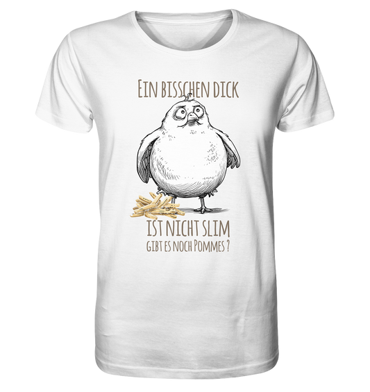 Möwe Ein bisschen dick ist nicht slim - Herren Premium Bio T-Shirt