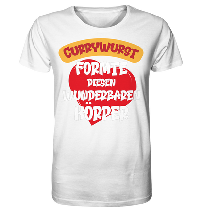 Currywurst formte diesen Körper - Herren Premium Bio T-Shirt