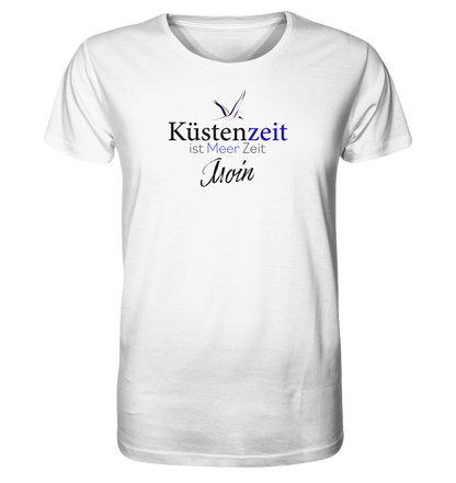 Küstenzeit ist Meer Zeit Moin - Herren Premium Bio T-Shirt