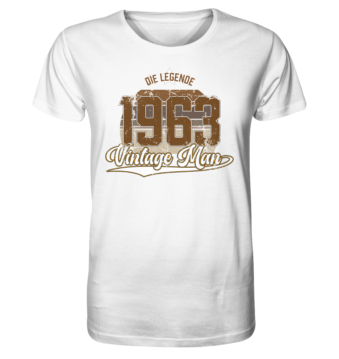 Vintage Man 1963 60.Geburtstag - Herren Premium Bio T-Shirt