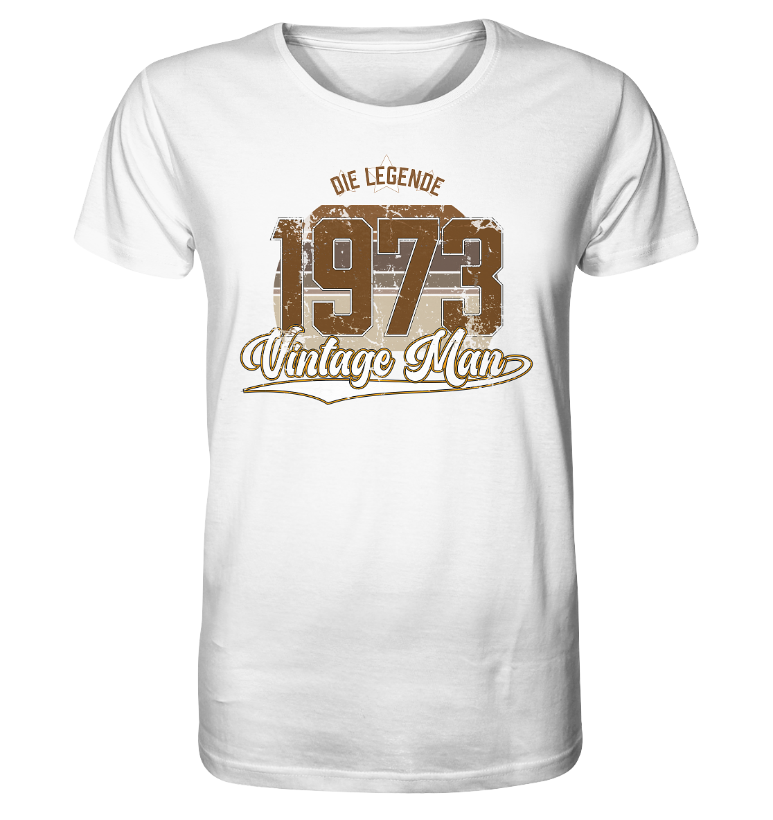 Vintage Man 1973 50.Geburtstag - Herren Premium Bio T-Shirt