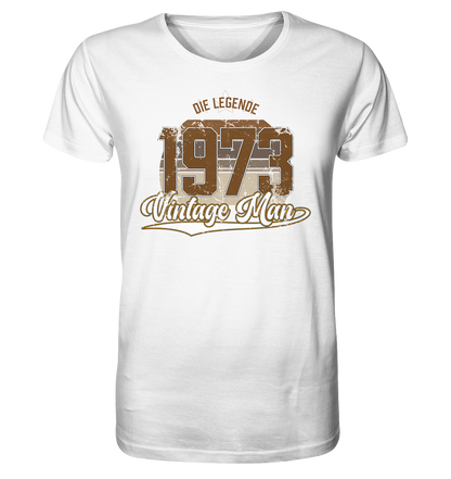 Vintage Man 1973 50.Geburtstag - Herren Premium Bio T-Shirt