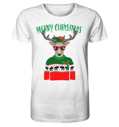 Merry Christmas Rentier - Herren Premium Bio T-Shirt