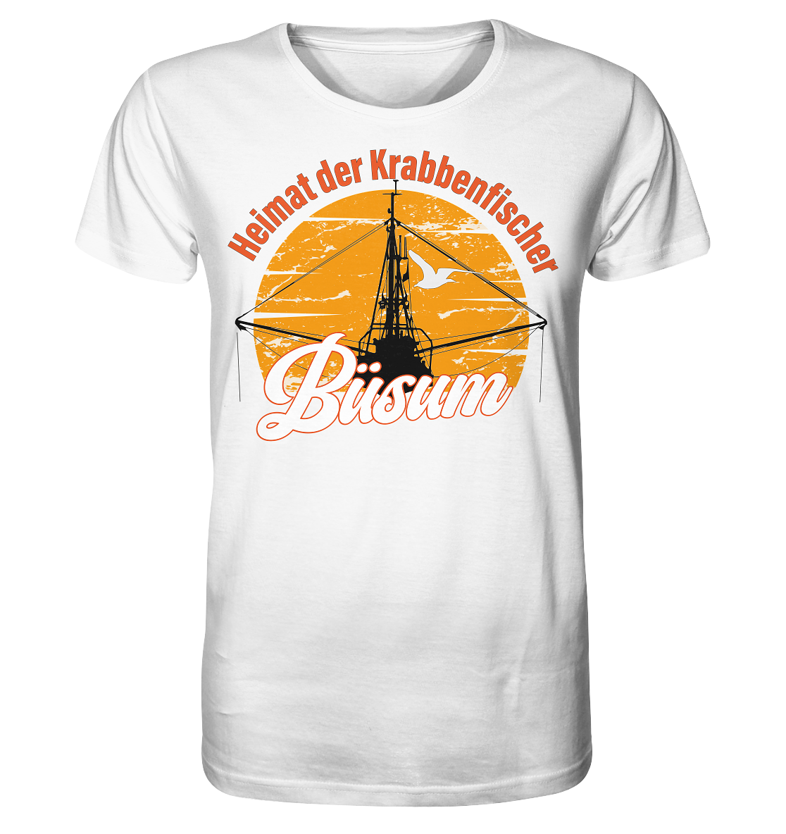 Büsum Heimat der Krabbenfischer - Herren Premium Bio T-Shirt