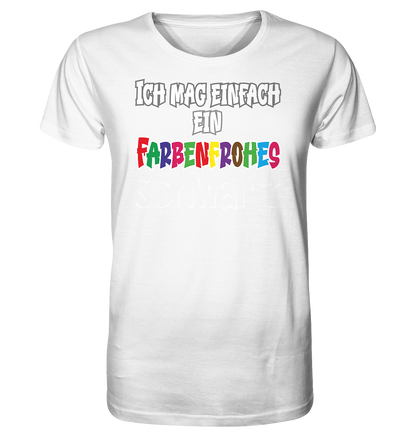 Ich mag einfach ein farbenfrohes schwarz - Herren Premium Bio T-Shirt