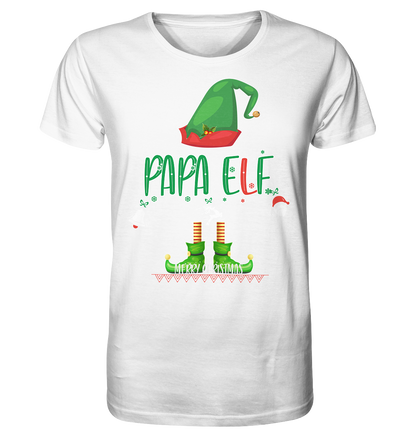 Papa Elf Weihnachten - Herren Premium Bio T-Shirt