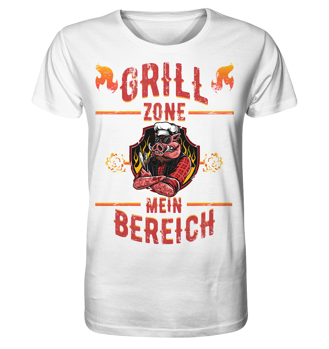 Grill Zone Mein Bereich - Herren Premium Bio T-Shirt