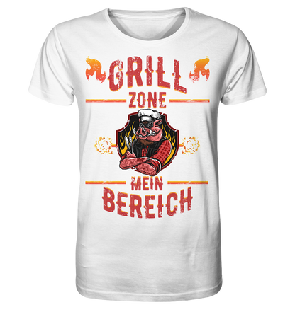 Grill Zone Mein Bereich - Herren Premium Bio T-Shirt