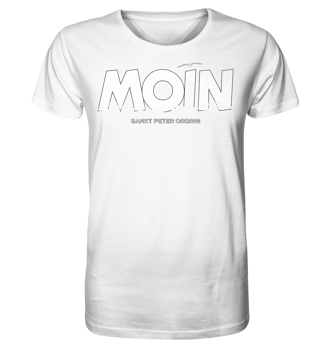 Moin Sankt Peter Ording - Herren Premium Bio T-Shirt